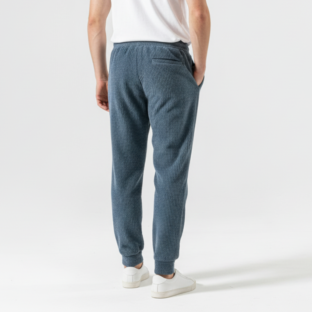 Platomer | Baggy joggingbyxor i manchester med resår i vristerna