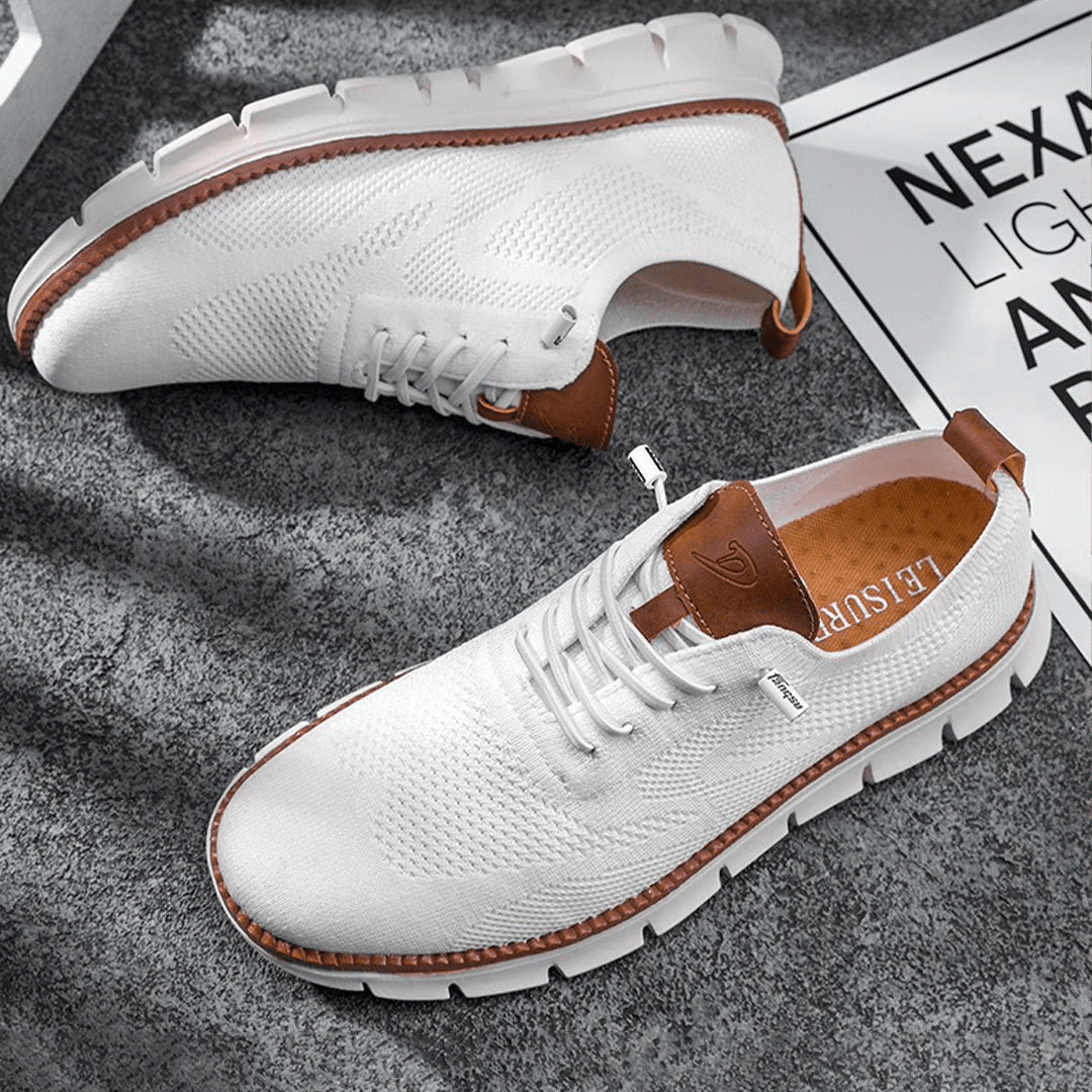 Bekväma sneakers för herr i mesh, lätta och luftiga, till vardag, jobb och promenad - view 12