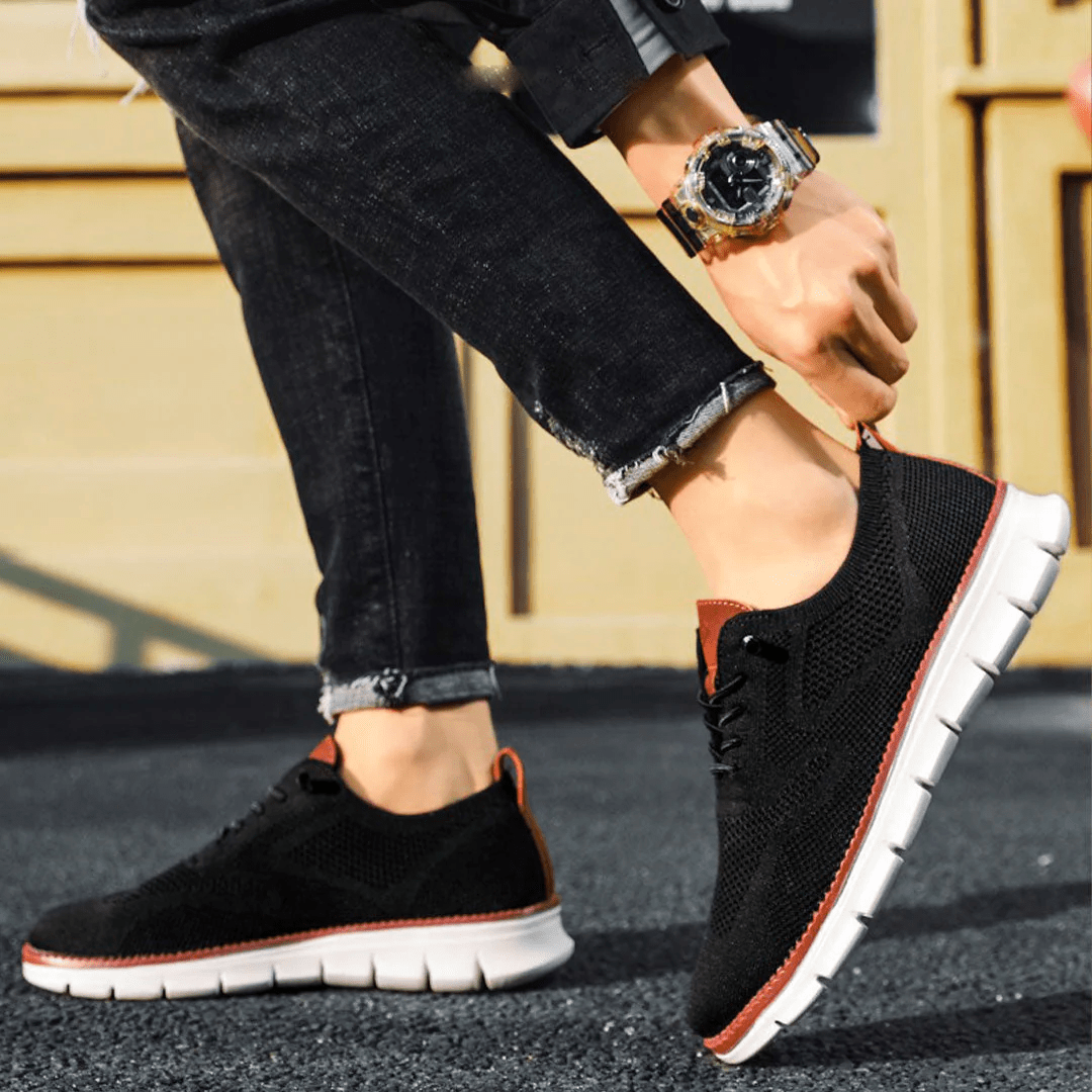 Bekväma sneakers för herr i mesh, lätta och luftiga, till vardag, jobb och promenad - view 9