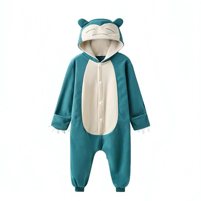 Kigurumipyjamas i mjuk fleece, unisex onepiece för vuxna och barn, mysig och varm för hela familjen - view 13