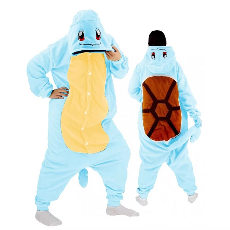 Kigurumipyjamas i mjuk fleece, unisex onepiece för vuxna och barn, mysig och varm för hela familjen - view 16