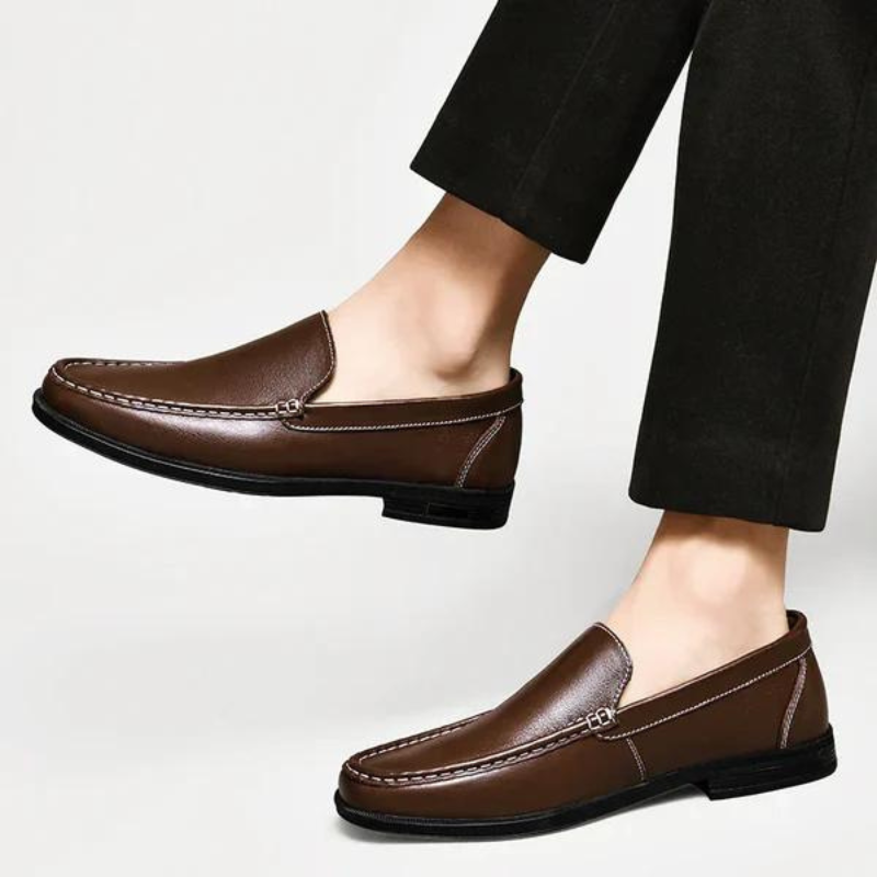 Loafers herr i äkta läder, eleganta finskor till kostym och kontor - view 17