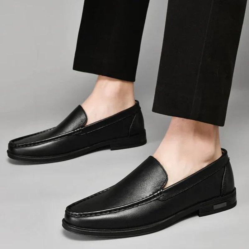 Loafers herr i äkta läder, eleganta finskor till kostym och kontor - view 9