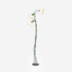 Calla Blommor Golvlampa | Elegant Design för Vardagsrummet med Grön Matt Finish 1