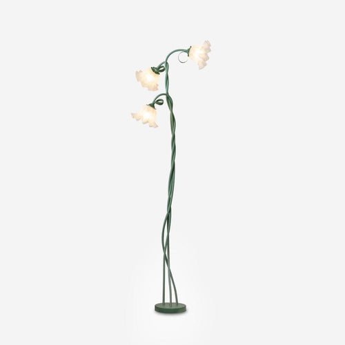 Calla Blommor Golvlampa | Elegant Design för Vardagsrummet med Grön Matt Finish 1