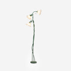 Calla Blommor Golvlampa | Elegant Design för Vardagsrummet med Grön Matt Finish 9