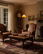 Elegant Golvlampa i Rymdåldersdesign med Krom och Plexiglasklot 8