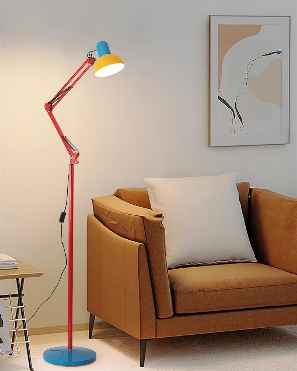 Flexo Memphis | Modern Golvlampa med Justerbar Arm i Färgglad Design 4