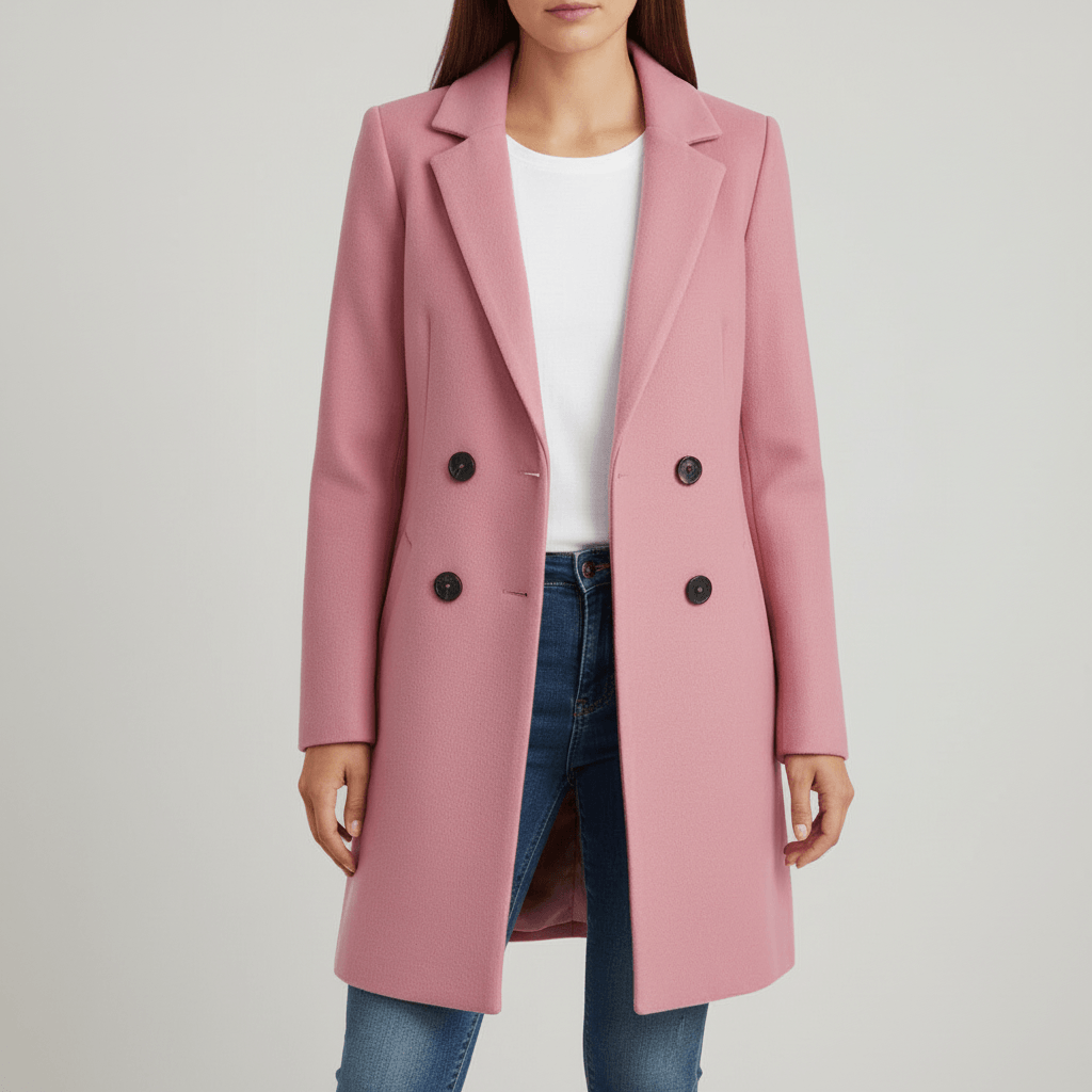 Platomer | Chic kappa med nedvänd krage