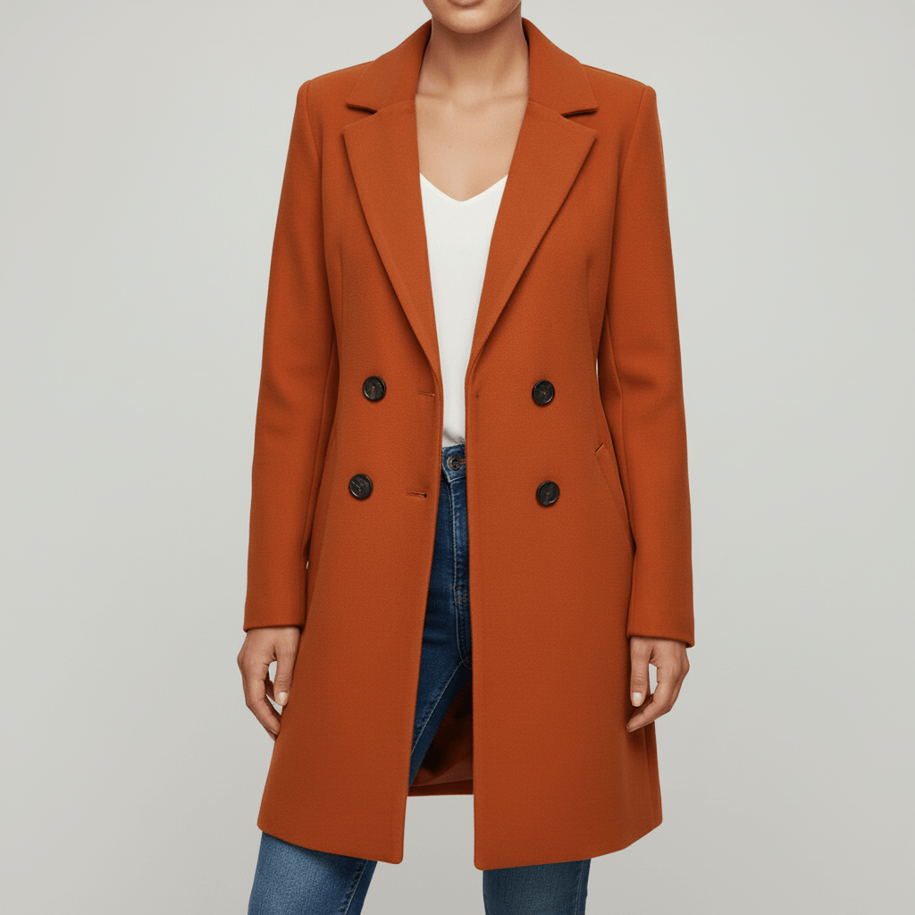 Platomer | Chic kappa med nedvänd krage