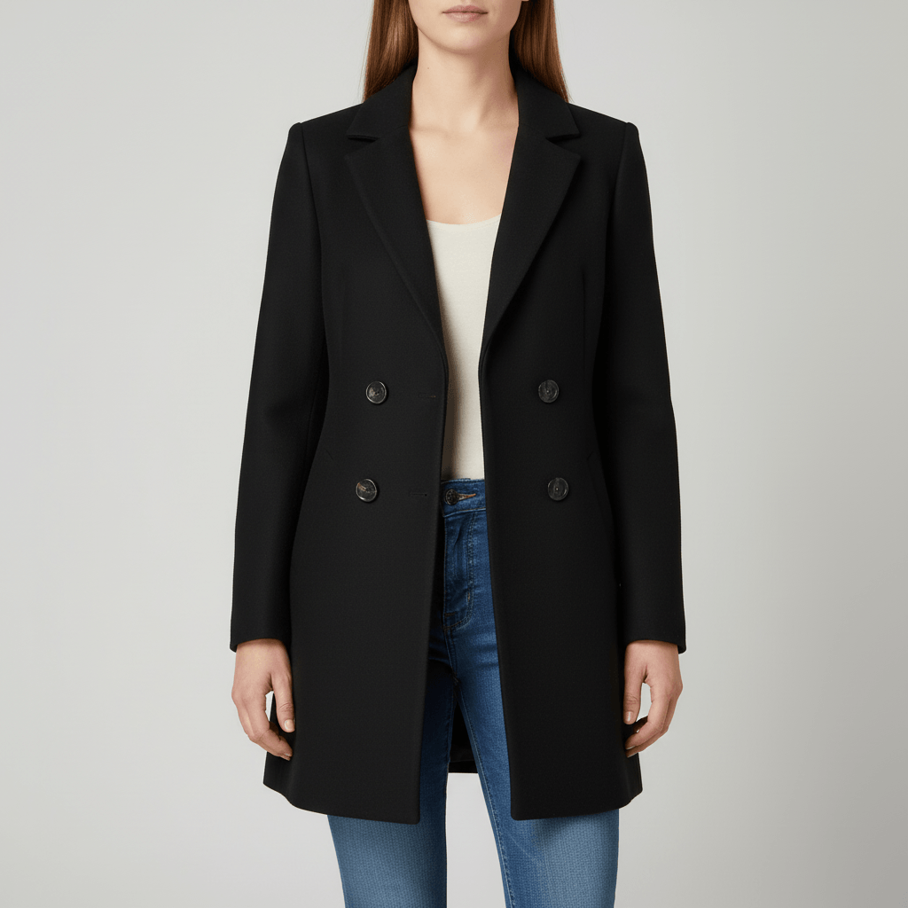 Platomer | Chic kappa med nedvänd krage