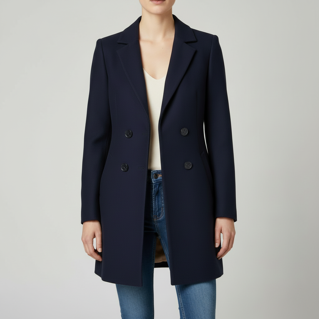 Platomer | Chic kappa med nedvänd krage