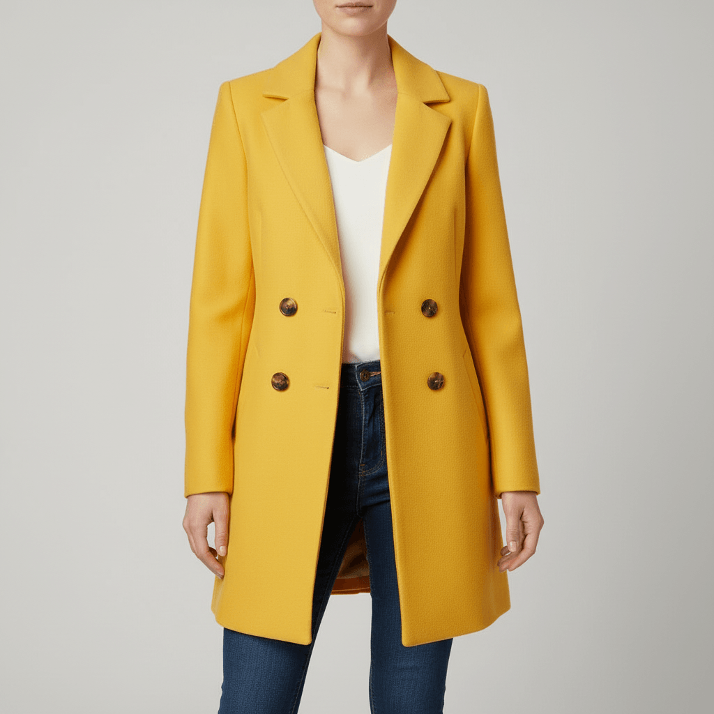 Platomer | Chic kappa med nedvänd krage