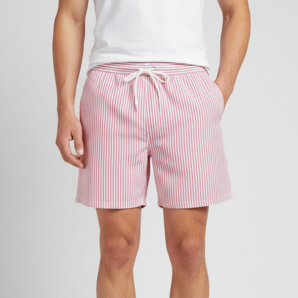 Platomer | Elastiskt midjeband och andningsbart tyg badshorts