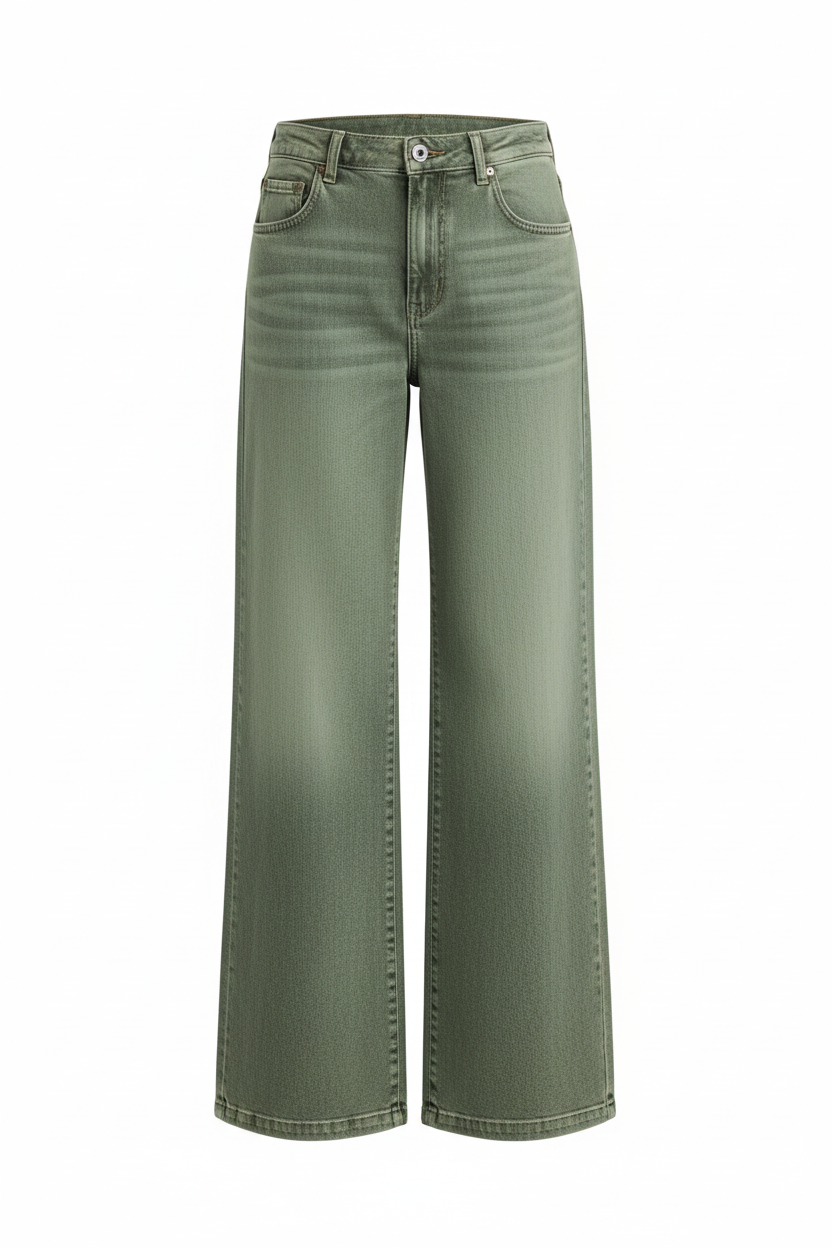 Platomer | Höga jeans med breda ben