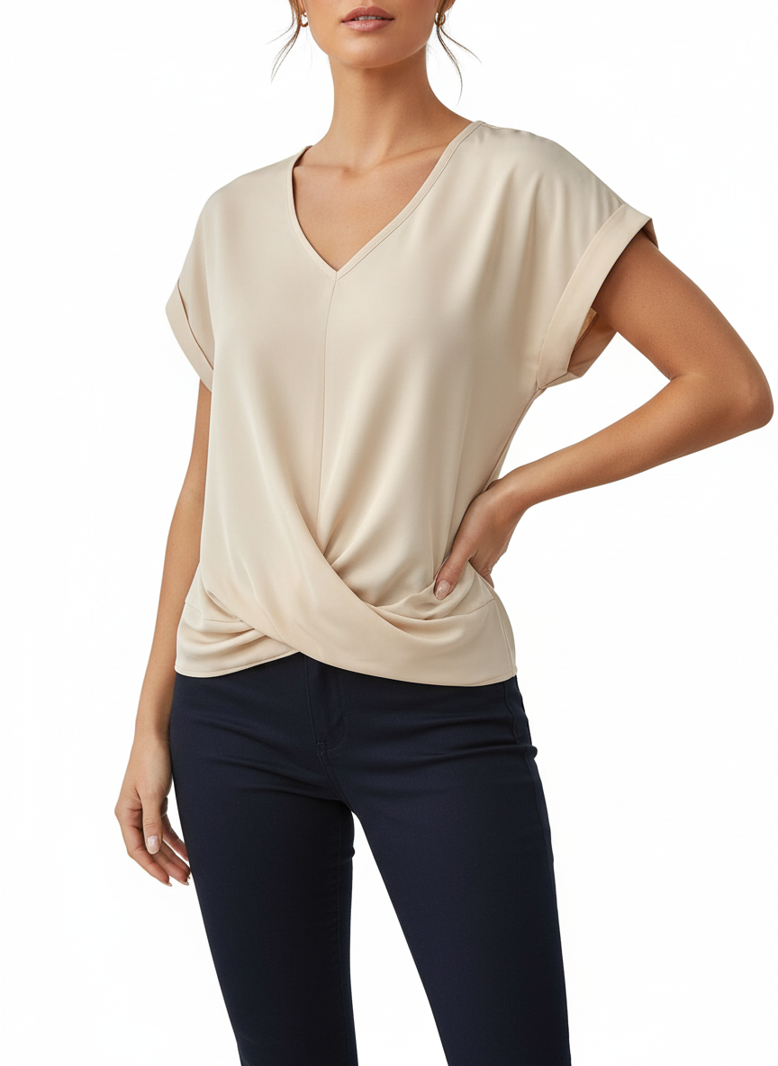 Platomer | Lätt blus med V-ringning