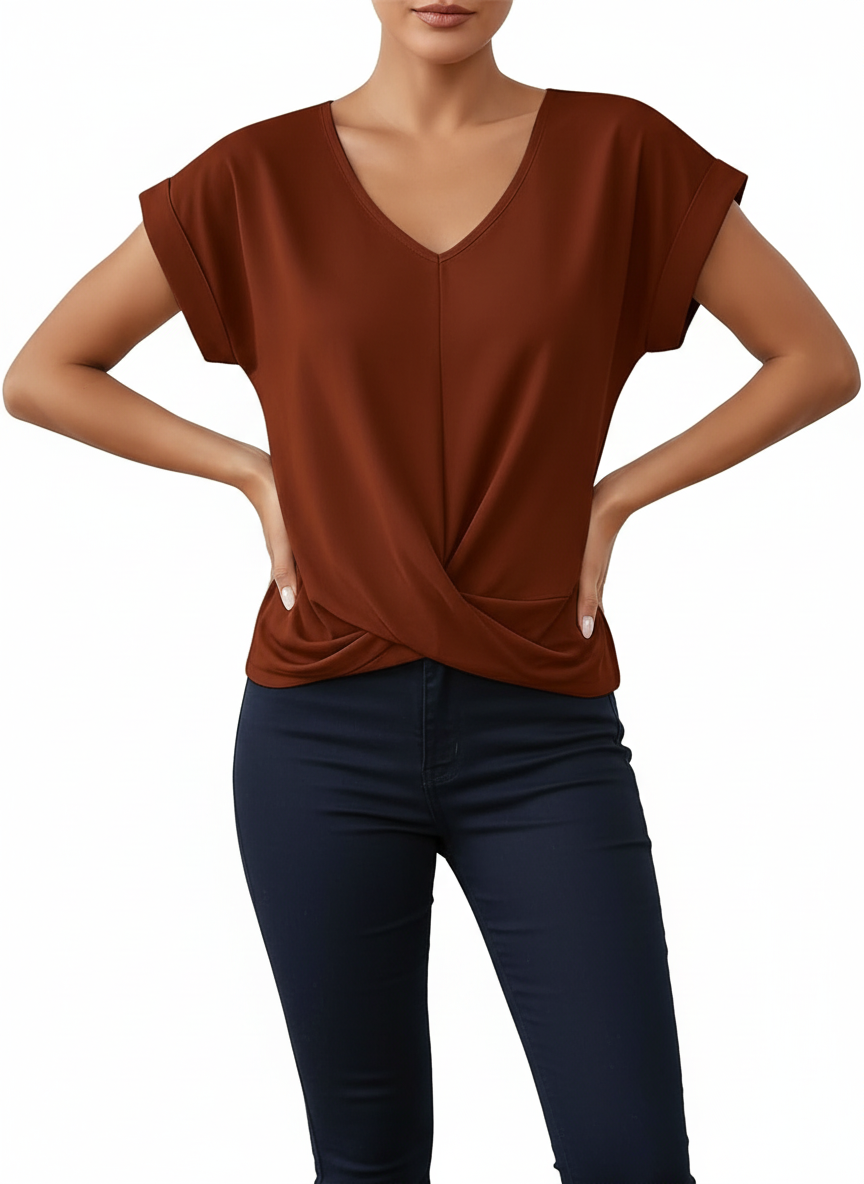 Platomer | Lätt blus med V-ringning