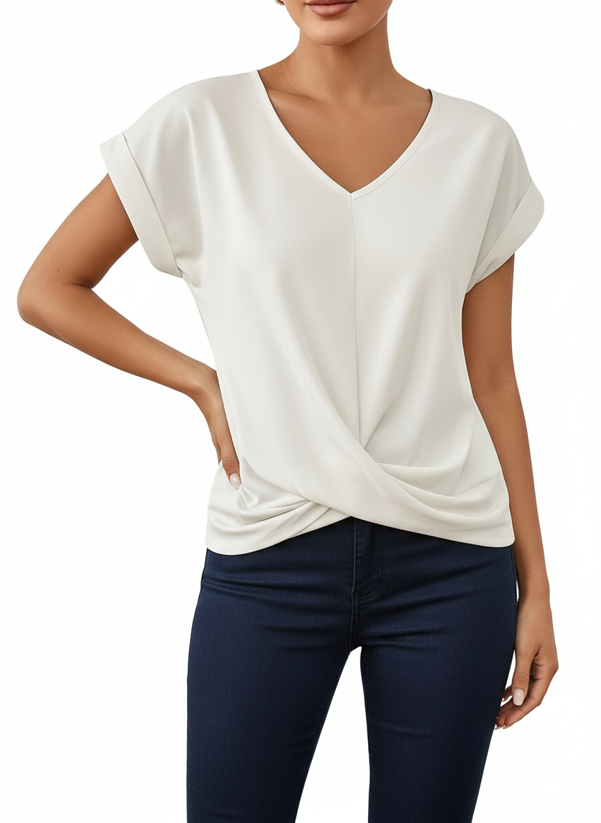 Platomer | Lätt blus med V-ringning