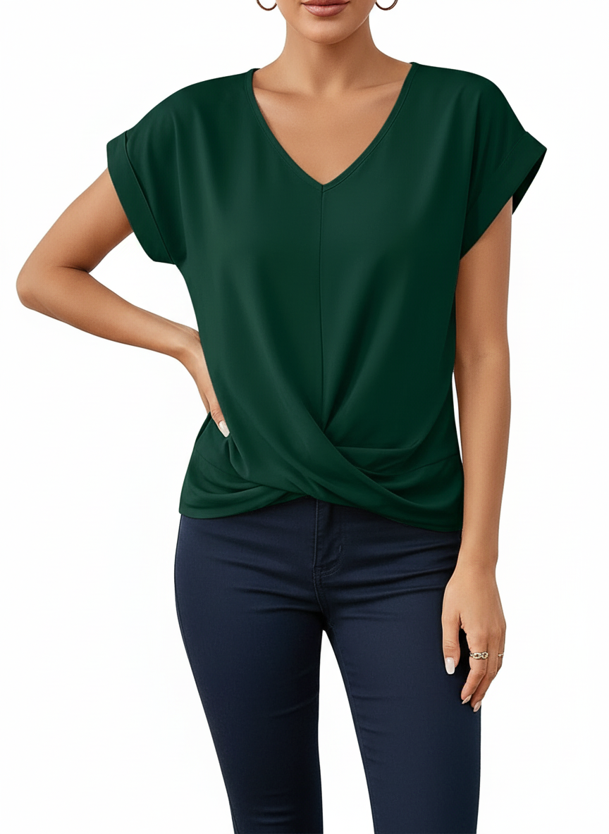 Platomer | Lätt blus med V-ringning