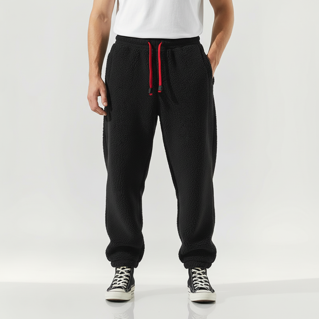 Platomer | Mjuka joggingbyxor i teddyfleece