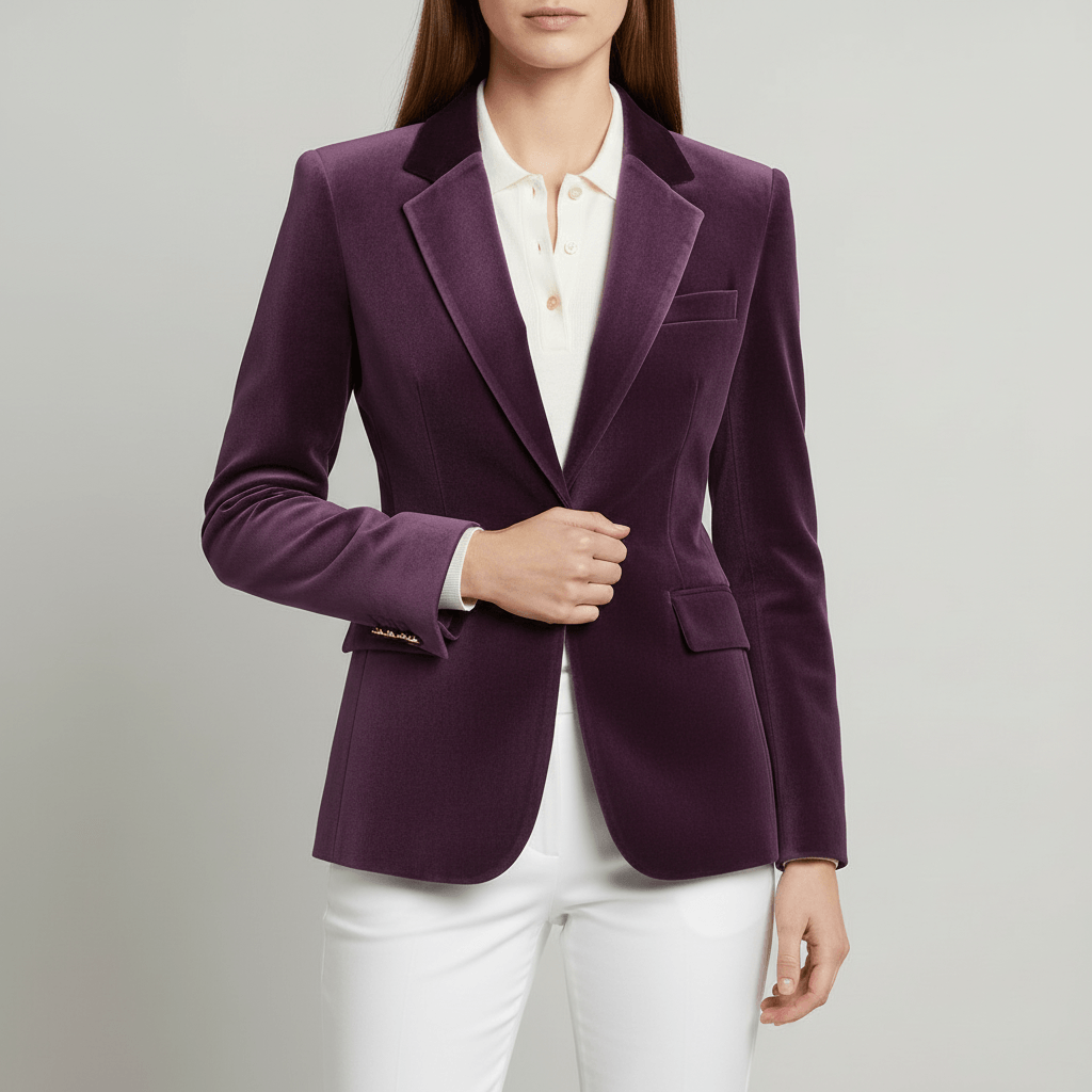 Platomer | Sammet med guldknappar kavaj