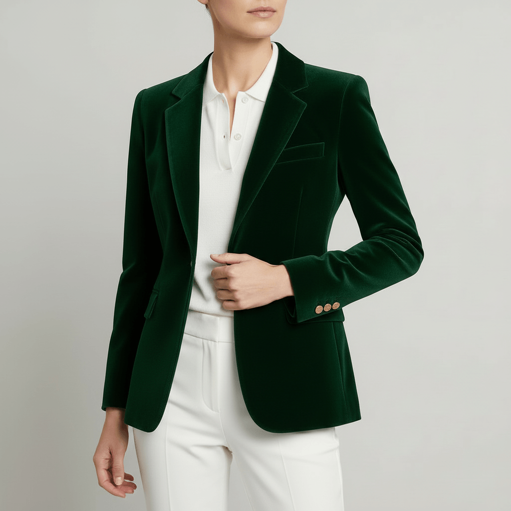 Platomer | Sammet med guldknappar kavaj