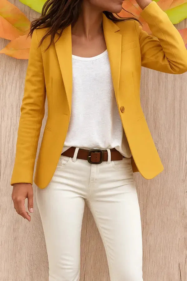 Platomer | Slim-fit kavaj med knappar och fickor