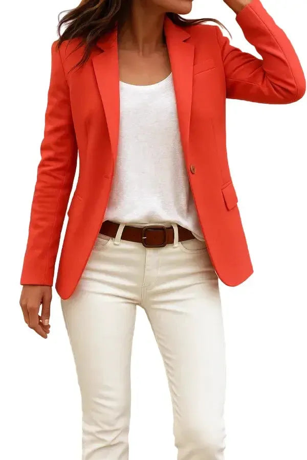 Platomer | Slim-fit kavaj med knappar och fickor