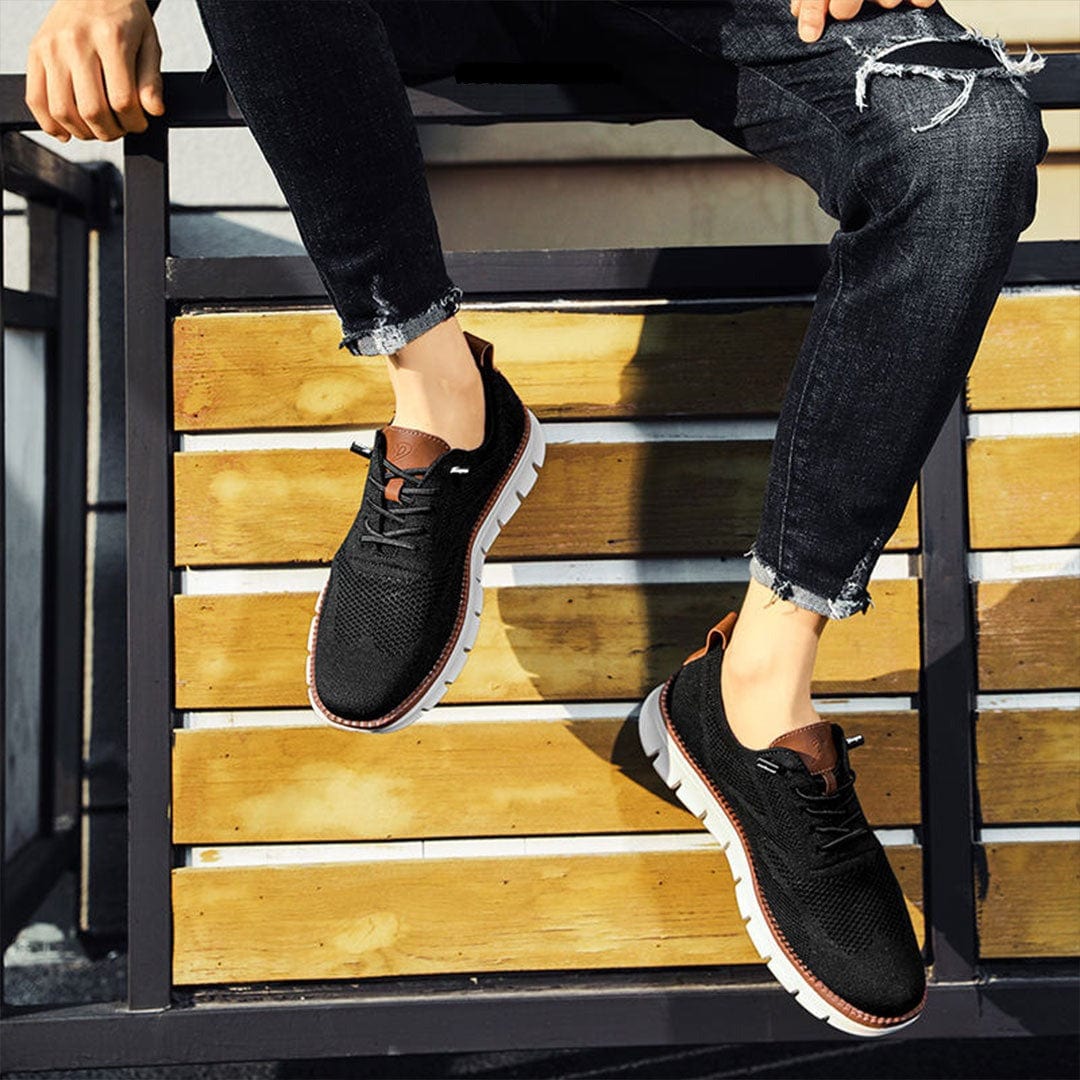 Bekväma sneakers för herr i mesh, lätta och luftiga, till vardag, jobb och promenad - view 6