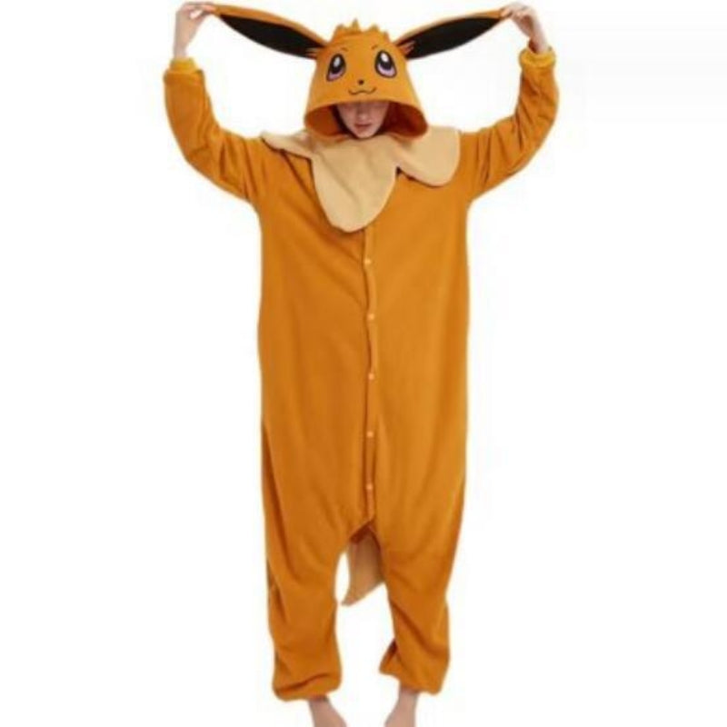 Kigurumipyjamas i mjuk fleece, unisex onepiece för vuxna och barn, mysig och varm för hela familjen - view 19