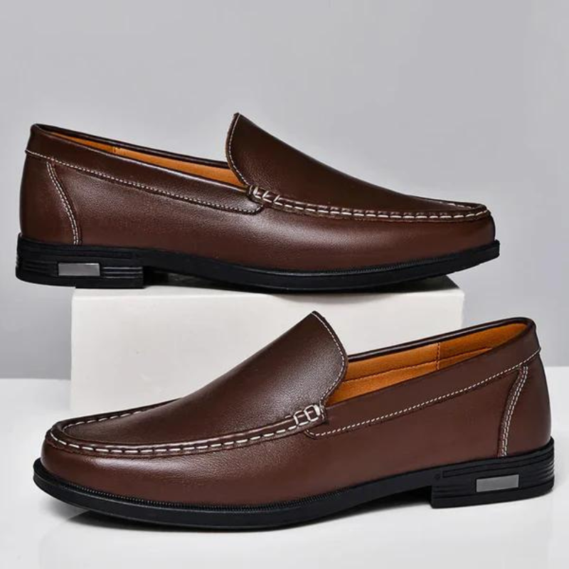 Loafers herr i äkta läder, eleganta finskor till kostym och kontor - view 14