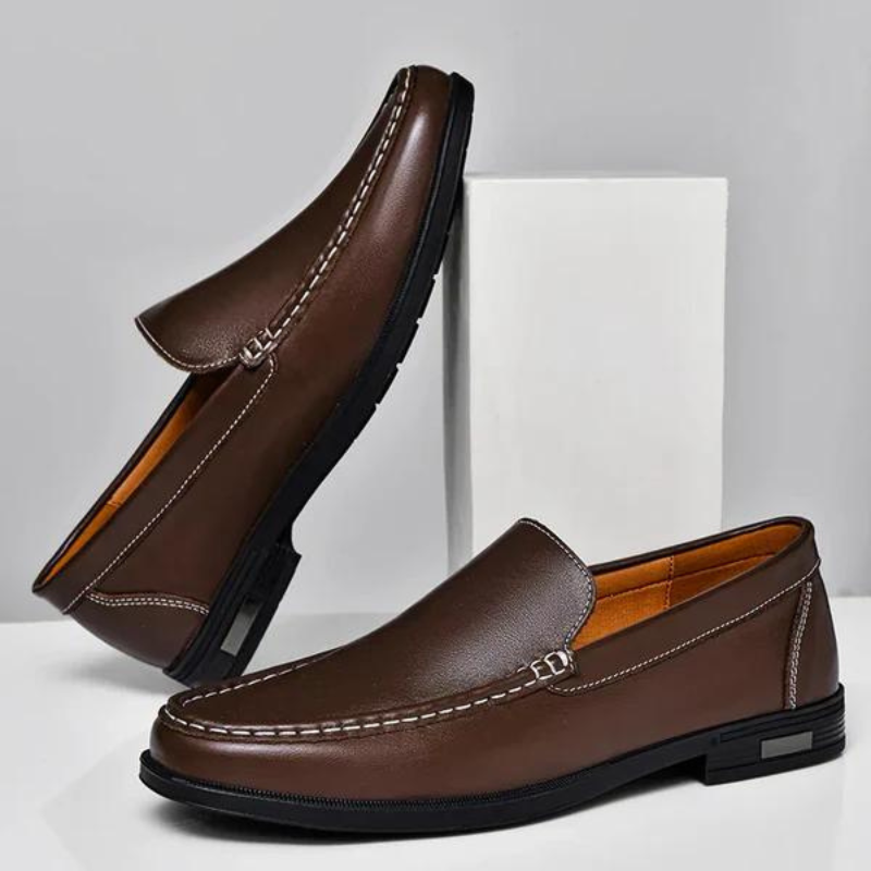 Loafers herr i äkta läder, eleganta finskor till kostym och kontor - view 15