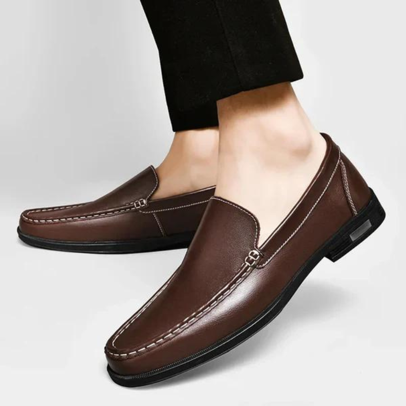 Loafers herr i äkta läder, eleganta finskor till kostym och kontor - view 16
