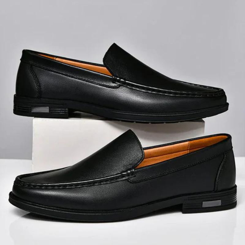 Loafers herr i äkta läder, eleganta finskor till kostym och kontor - view 7