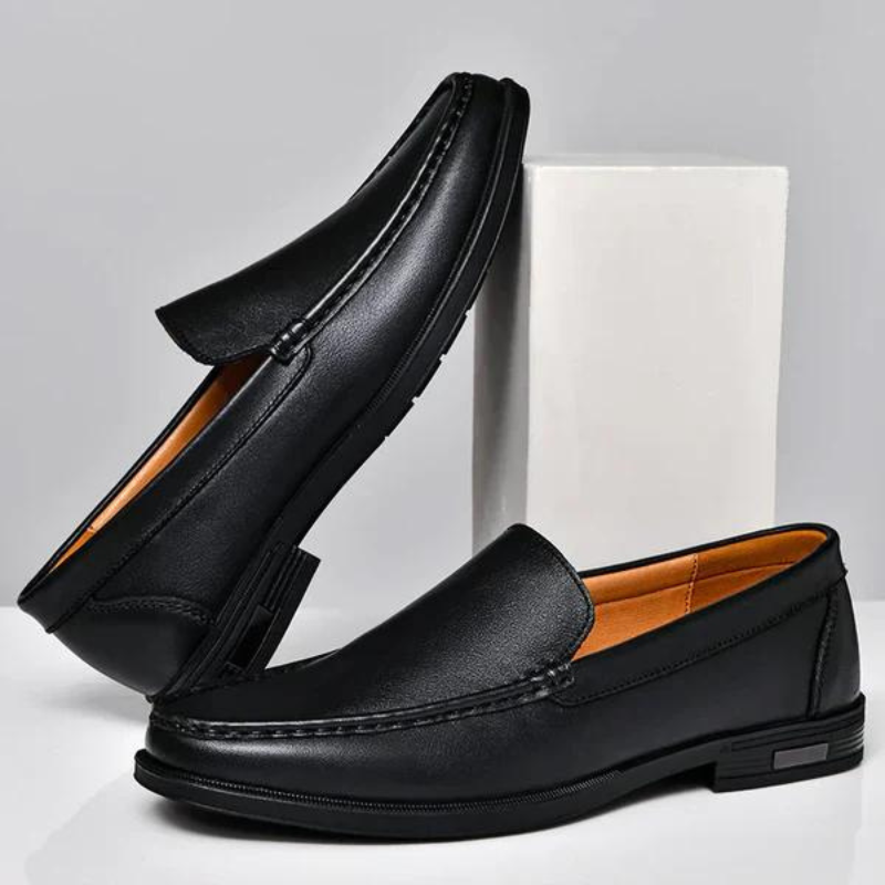 Loafers herr i äkta läder, eleganta finskor till kostym och kontor - view 8