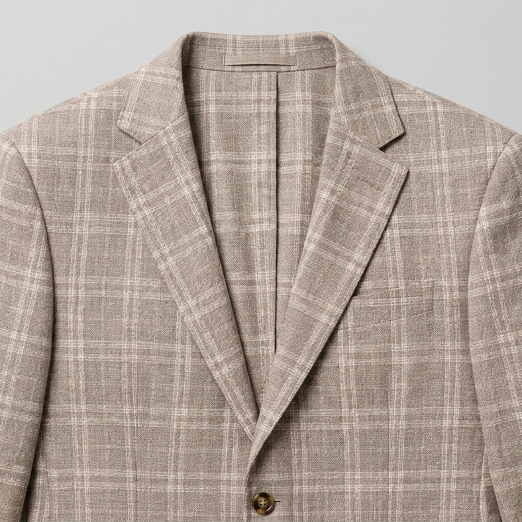 Rutig kavaj herr med smal passform, blazer till jeans, bröllop och fest - view 9