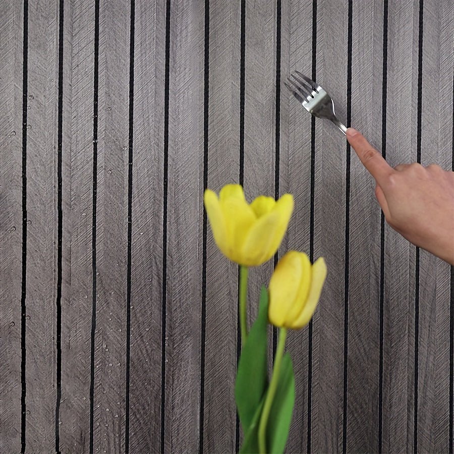 Självhäftande 3D väggpanel inomhus i PVC med trälook, till vardagsrum och sovrum - view 7